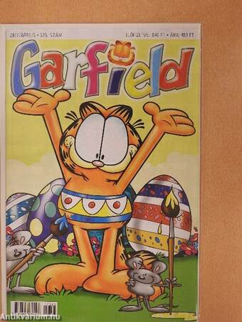 Garfield 2017. április (olvasatlan, nyomdatiszta állapotú)