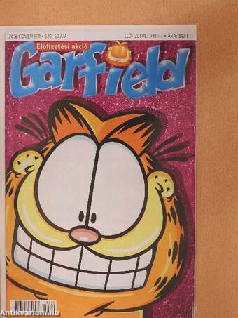 Garfield 2016. november (olvasatlan, nyomdatiszta állapotú)