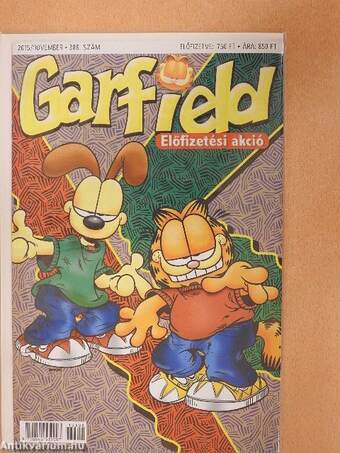 Garfield 2015. november (olvasatlan, nyomdatiszta állapotú)