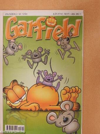 Garfield 2016. március (olvasatlan, nyomdatiszta állapotú)