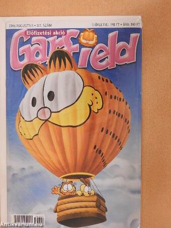 Garfield 2016. augusztus (olvasatlan, nyomdatiszta állapotú)