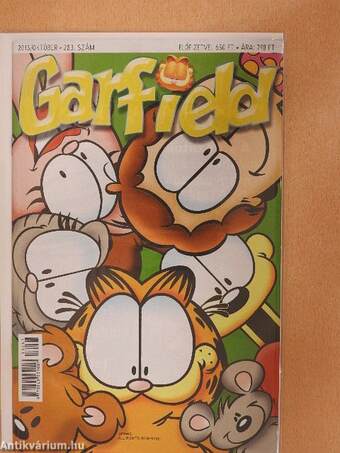 Garfield 2013. október (olvasatlan, nyomdatiszta állapotú)