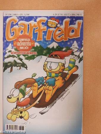 Garfield 2013. december (olvasatlan, nyomdatiszta állapotú)