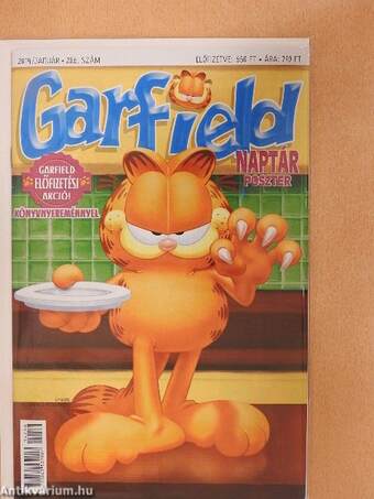 Garfield 2014. január (olvasatlan, nyomdatiszta állapotú)