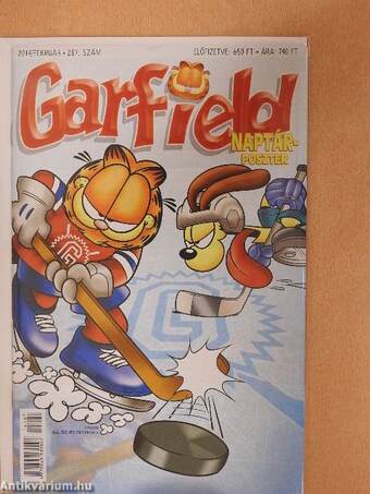 Garfield 2014. február (olvasatlan, nyomdatiszta állapotú)