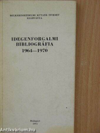 Idegenforgalmi bibliográfia