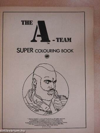 The A-Team Super Colouring Book