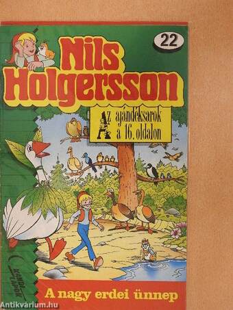 Nils Holgersson 22. (olvasatlan, nyomdatiszta állapotú)