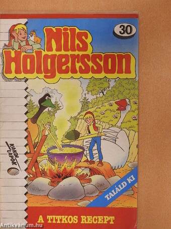 Nils Holgersson 30. (olvasatlan, nyomdatiszta állapotú)