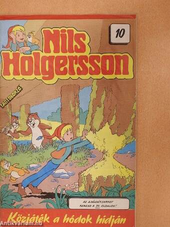 Nils Holgersson 10. (olvasatlan, nyomdatiszta állapotú)