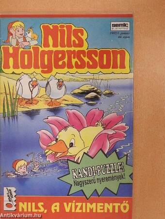 Nils Holgersson 44. (olvasatlan, nyomdatiszta állapotú)