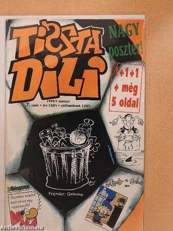 Tiszta Dili 1995/1. március (olvasatlan, nyomdatiszta állapotú)