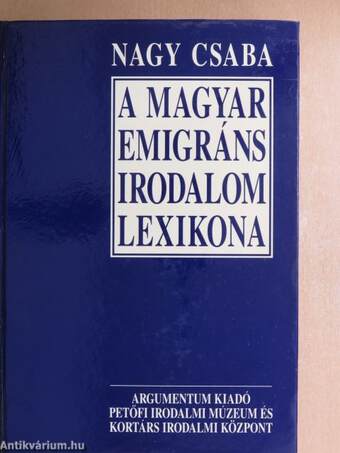 A magyar emigráns irodalom lexikona