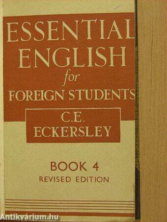 Essential English for Foreign Students Book 4.