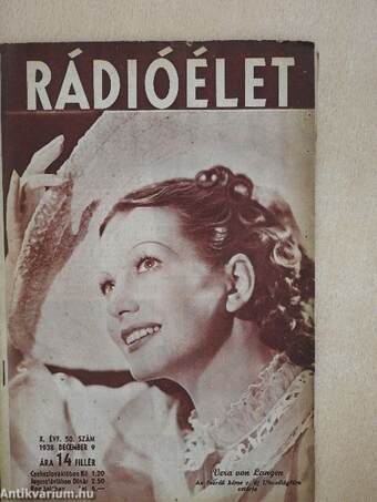 Rádióélet 1938. december 9.