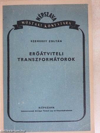 Erőátviteli transzformátorok