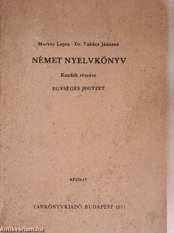 Német nyelvkönyv