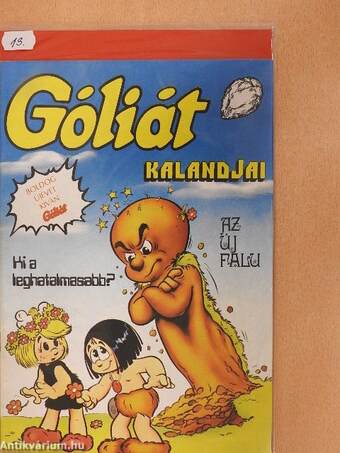 Góliát kalandjai 13. (olvasatlan, nyomdatiszta állapotú)