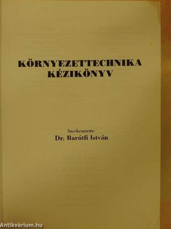 Környezettechnika kézikönyv