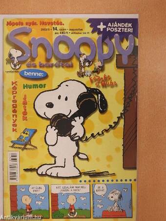 Snoopy és barátai 2003/5. augusztus (olvasatlan, nyomdatiszta állapotú)