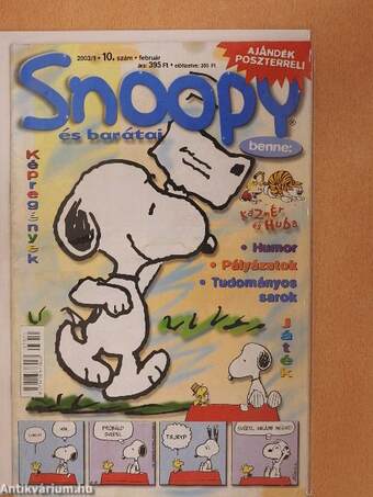 Snoopy és barátai 2003/1. február (olvasatlan, nyomdatiszta állapotú)