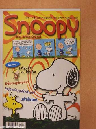 Snoopy és barátai 2001/1. augusztus (olvasatlan, nyomdatiszta állapotú)