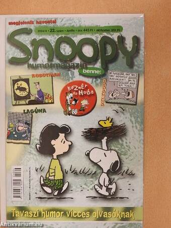 Snoopy Humormagazin 2004/4. április (olvasatlan, nyomdatiszta állapotú)