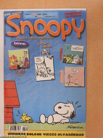 Snoopy Humormagazin 2004/7. július (olvasatlan, nyomdatiszta állapotú)