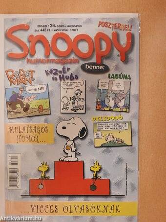 Snoopy Humormagazin 2004/8. augusztus (olvasatlan, nyomdatiszta állapotú)