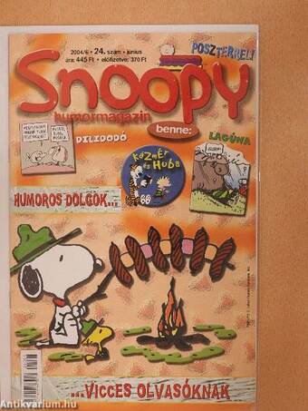 Snoopy Humormagazin 2004/6. június (olvasatlan, nyomdatiszta állapotú)