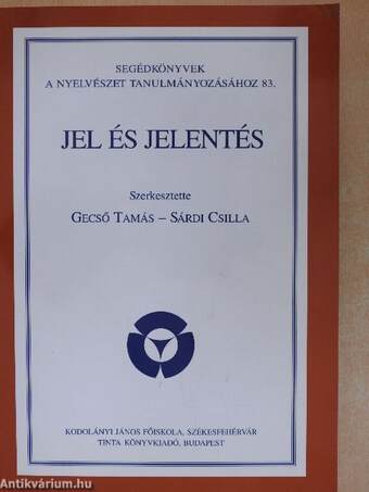 Jel és jelentés