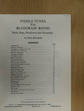 Fiddle Tunes for Bluegrass Banjo