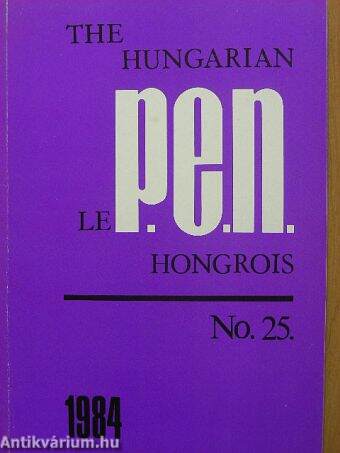 The Hungarian P.E.N.-Le P.E.N. Hongrois No. 25.