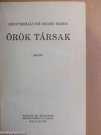 Örök Társak