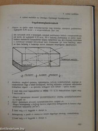 Az Országos Építésügyi Szabályzat és a Budapesti Városrendezési Szabályzat együttes alkalmazásának kézikönyve 1992