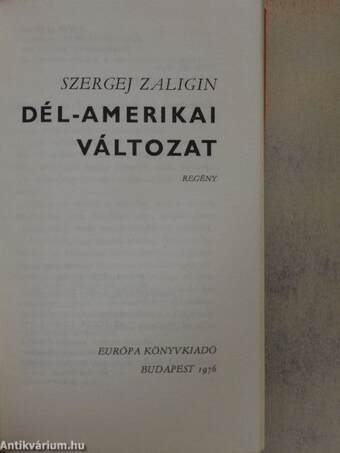 Dél-Amerikai változat