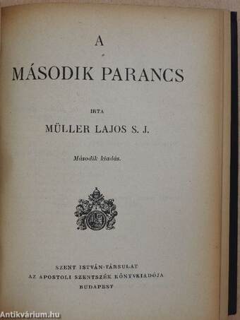 Az első parancs/A második parancs/A harmadik parancs/A negyedik parancs/Az ötödik parancs/A hatodik és kilencedik parancs/A nyolcadik parancs/A hetedik és tizedik parancs