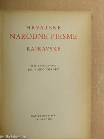 Hrvatske narodne pjesme