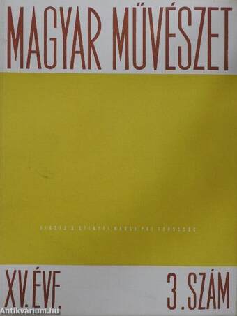 Magyar művészet 1948/3.