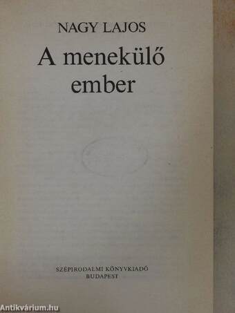 A menekülő ember