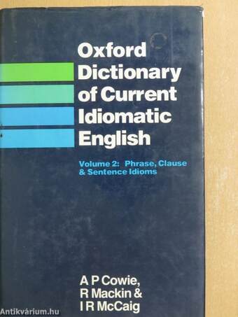 Oxford Dictionary of Current Idiomatic English 2