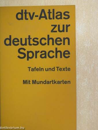 dtv-Atlas zur deutschen Sprache