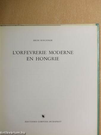 L'orfevrerie moderne en Hongrie