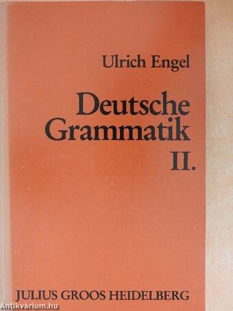 Deutsche Grammatik II. (töredék)