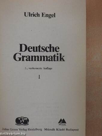 Deutsche Grammatik I. (töredék)