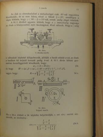 Az elméleti mechanikai technológia alapelvei és a fa anyagának technológiája III.