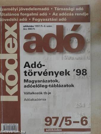 Adókódex 1997/5-6.