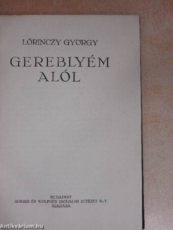 Gereblyém alól