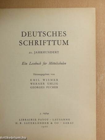 Deutsches Schrifttum