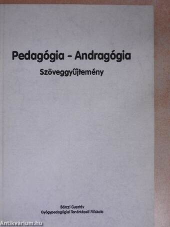 Pedagógia - Andragógia